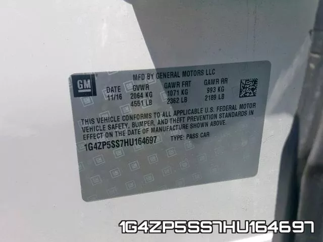 1G4ZP5SS7HU164697 фото 2