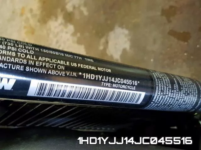1HD1YJJ14JC045516 фото 2