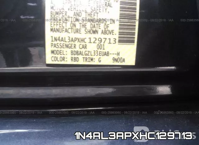 1N4AL3APXHC129713 фото 10