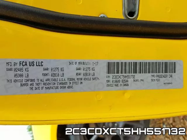 2C3CDXCT5HH551732 фото 2