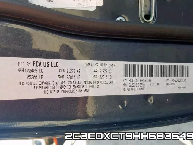 2C3CDXCT9HH583549 фото 2