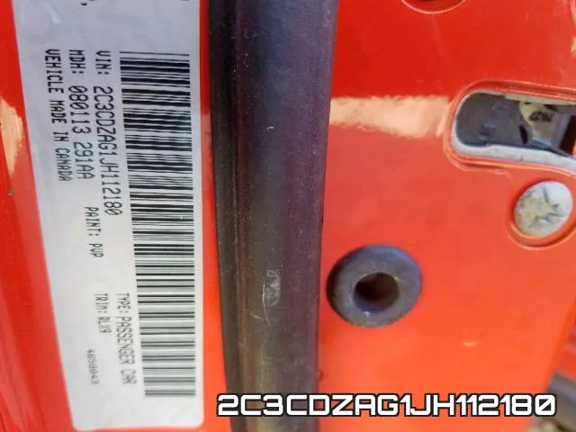 2C3CDZAG1JH112180 фото 2