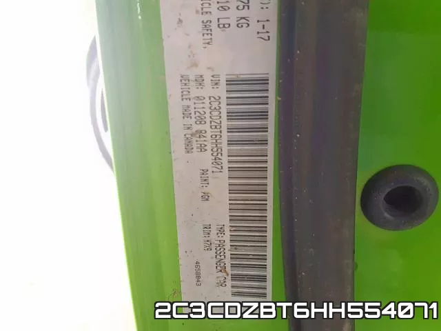 2C3CDZBT6HH554071 фото 2