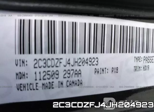 2C3CDZFJ4JH204923 фото 9