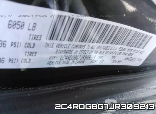 2C4RDGBG7JR309213 фото 10