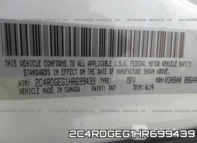 2C4RDGEG1HR699439 фото 10