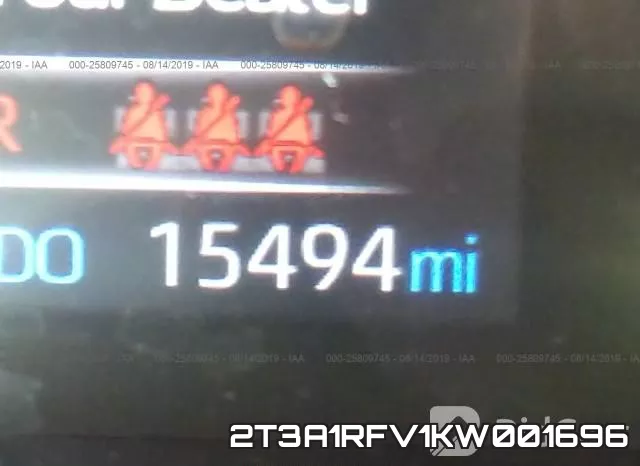 2T3A1RFV1KW001696 фото 8