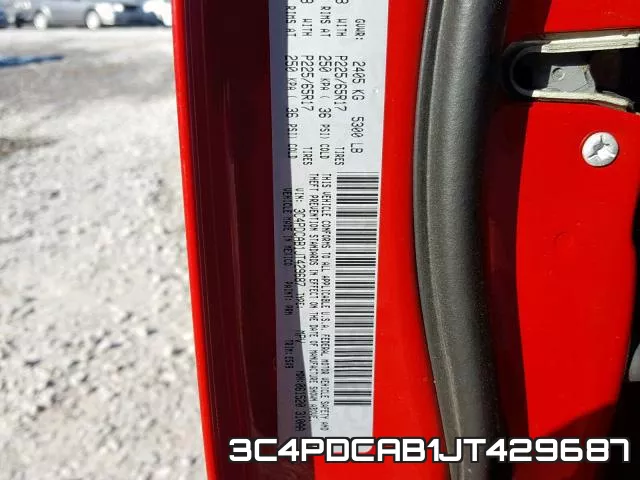 3C4PDCAB1JT429687 фото 2