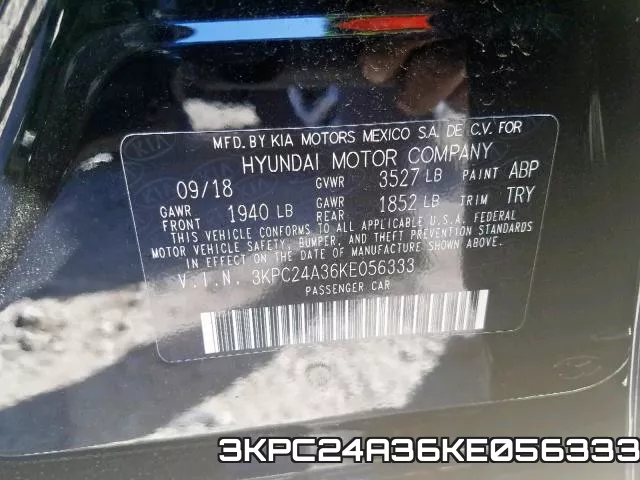 3KPC24A36KE056333 фото 2