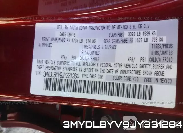 3MYDLBYV9JY331284 фото 10