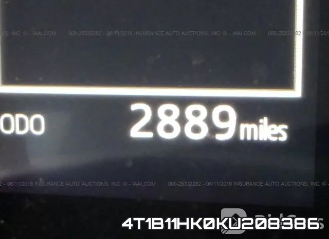 4T1B11HK0KU208386 фото 8