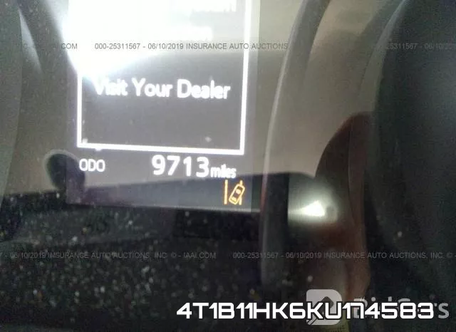 4T1B11HK6KU174583 фото 8