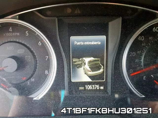 4T1BF1FK8HU301251 фото 9