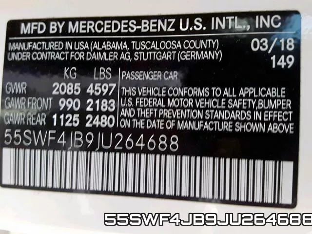 55SWF4JB9JU264688 фото 2