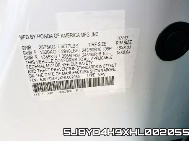 5J8YD4H3XHL002055 фото 2