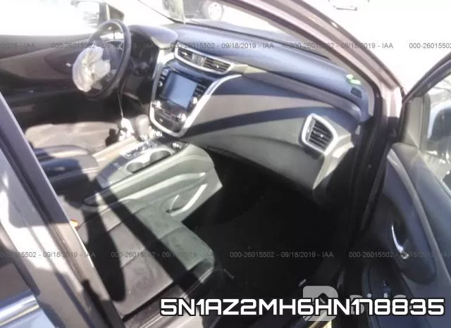 5N1AZ2MH6HN178835 фото 6