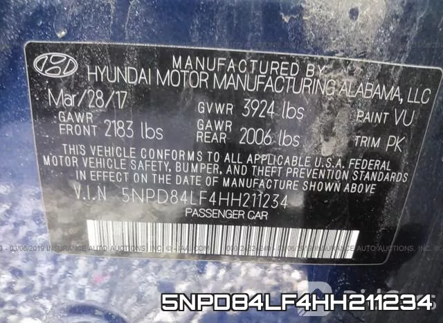 5NPD84LF4HH211234 фото 10