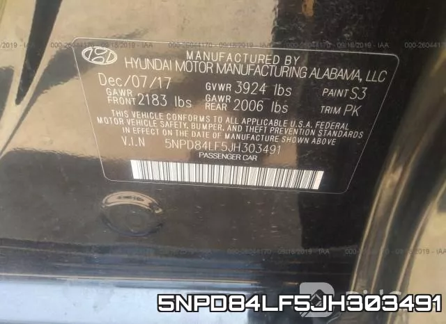5NPD84LF5JH303491 фото 10