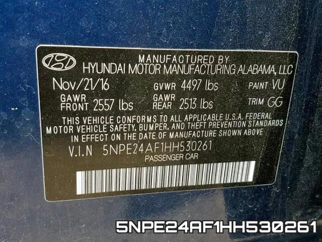 5NPE24AF1HH530261 фото 2