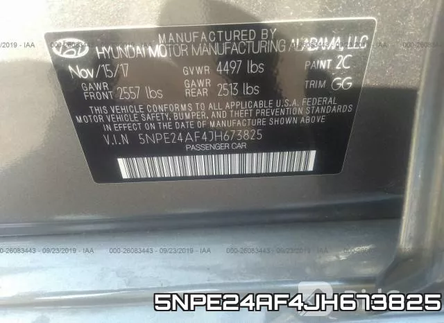 5NPE24AF4JH673825 фото 10
