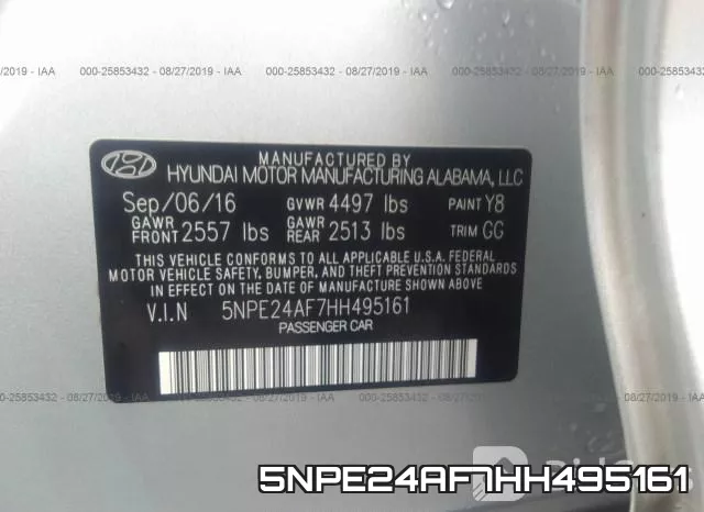 5NPE24AF7HH495161 фото 10