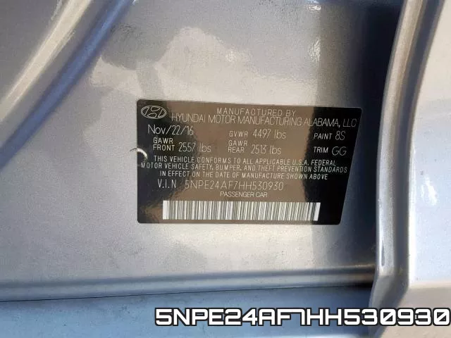 5NPE24AF7HH530930 фото 2