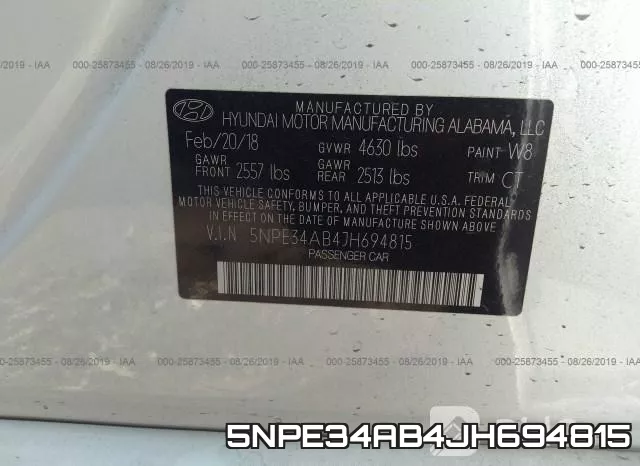 5NPE34AB4JH694815 фото 10