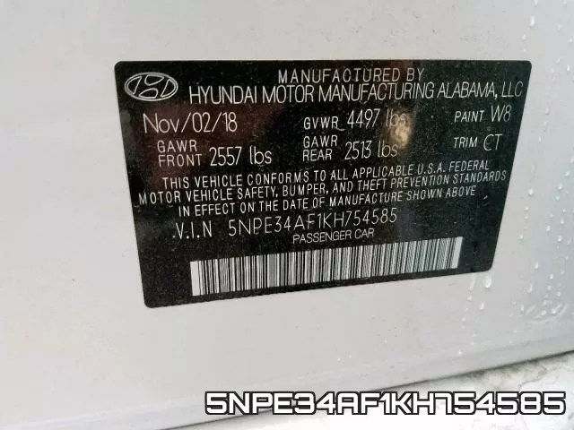 5NPE34AF1KH754585 фото 2