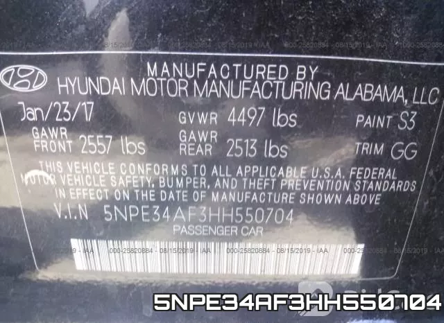5NPE34AF3HH550704 фото 10