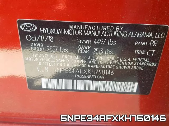 5NPE34AFXKH750146 фото 2