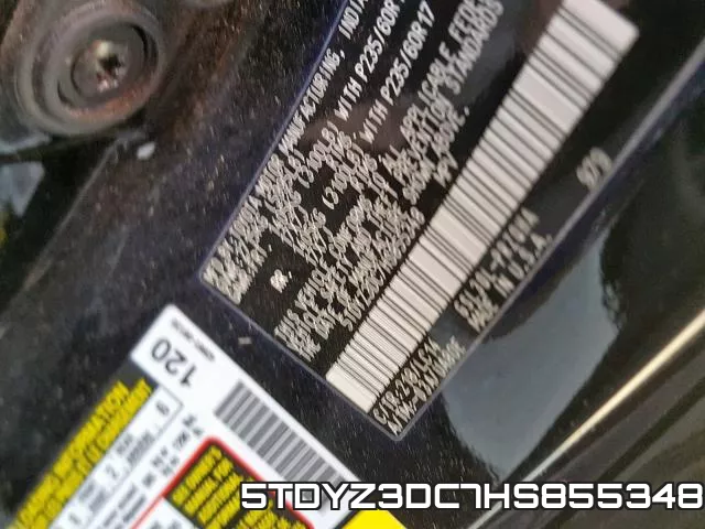5TDYZ3DC7HS855348 фото 2