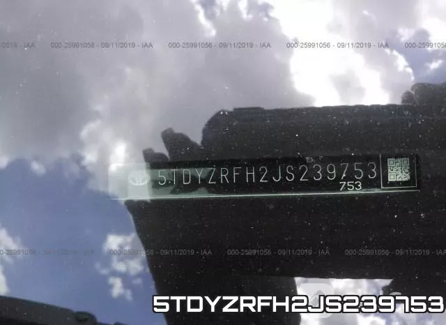 5TDYZRFH2JS239753 фото 10