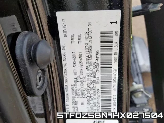 5TFDZ5BN7HX027504 фото 2