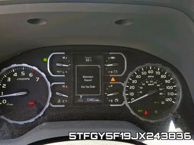 5TFGY5F19JX243836 фото 8