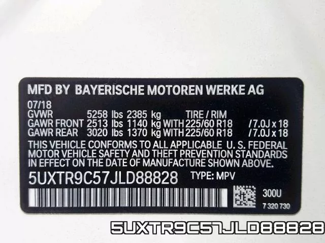 5UXTR9C57JLD88828 фото 2