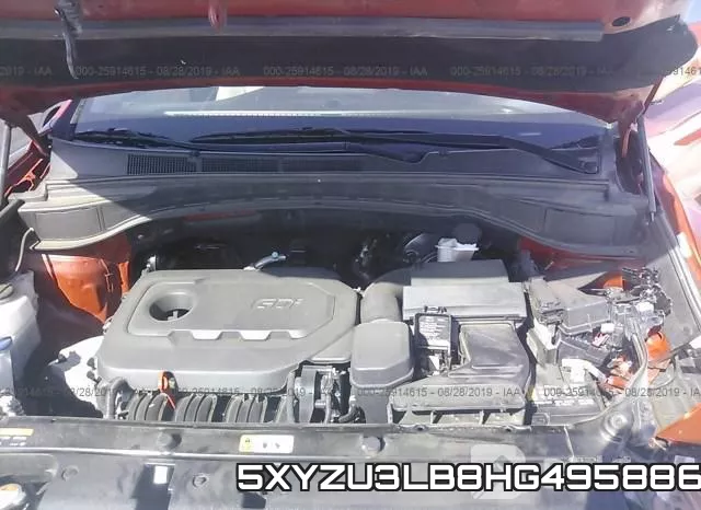 5XYZU3LB8HG495886 фото 2