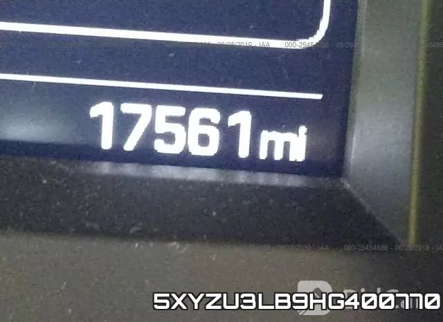 5XYZU3LB9HG400770 фото 7