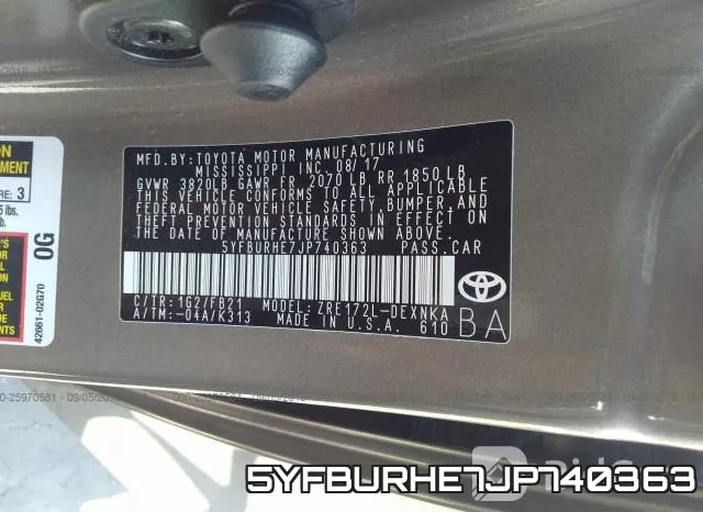 5YFBURHE7JP740363 фото 10
