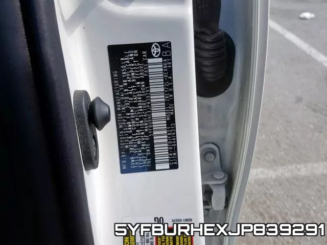 5YFBURHEXJP839291 фото 2