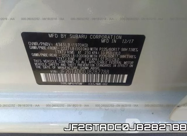 JF2GTADC0J8282788 фото 10