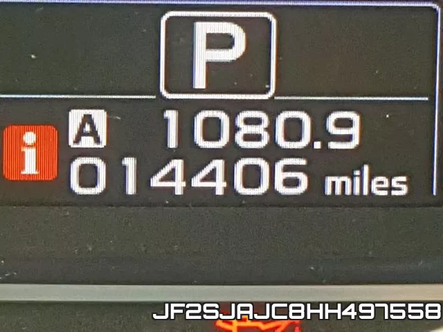 JF2SJAJC8HH497558 фото 9
