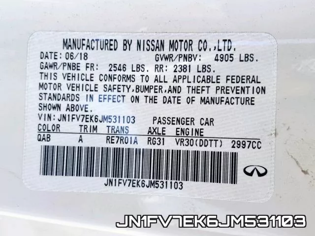 JN1FV7EK6JM531103 фото 2