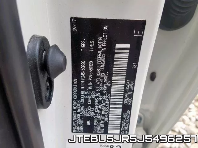 JTEBU5JR5J5496257 фото 2