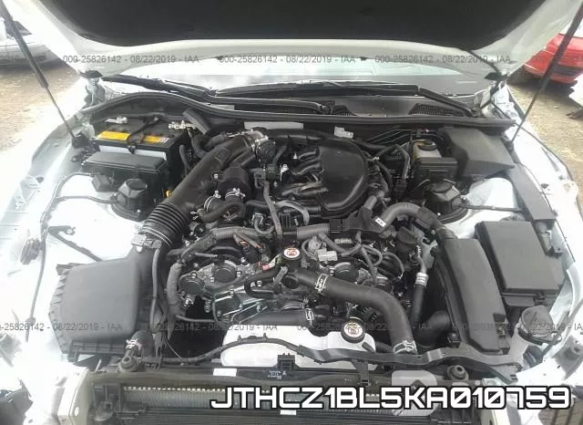 JTHCZ1BL5KA010759 фото 2