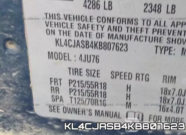 KL4CJASB4KB807623 фото 10