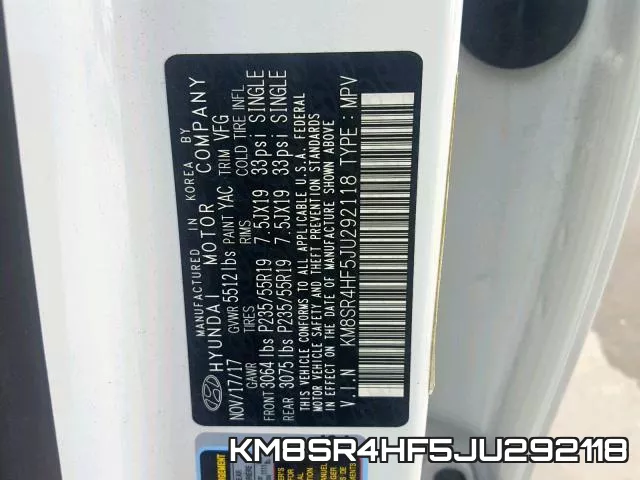 KM8SR4HF5JU292118 фото 2
