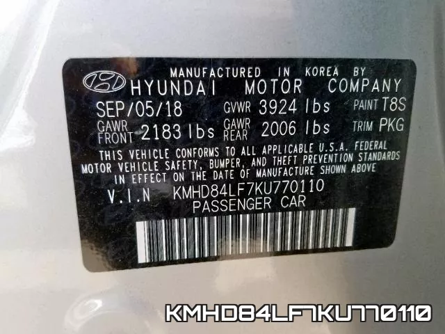 KMHD84LF7KU770110 фото 2