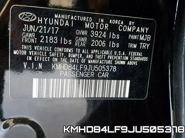 KMHD84LF9JU505378 фото 2