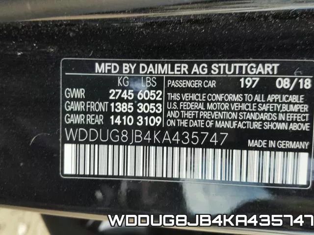 WDDUG8JB4KA435747 фото 2