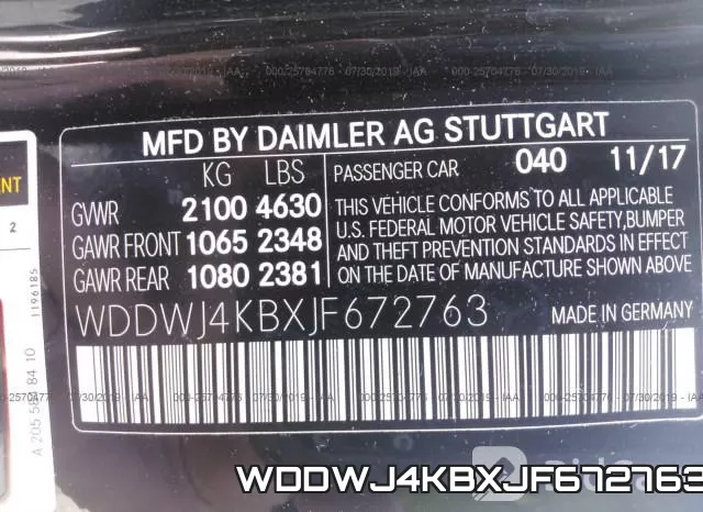 WDDWJ4KBXJF672763 фото 10